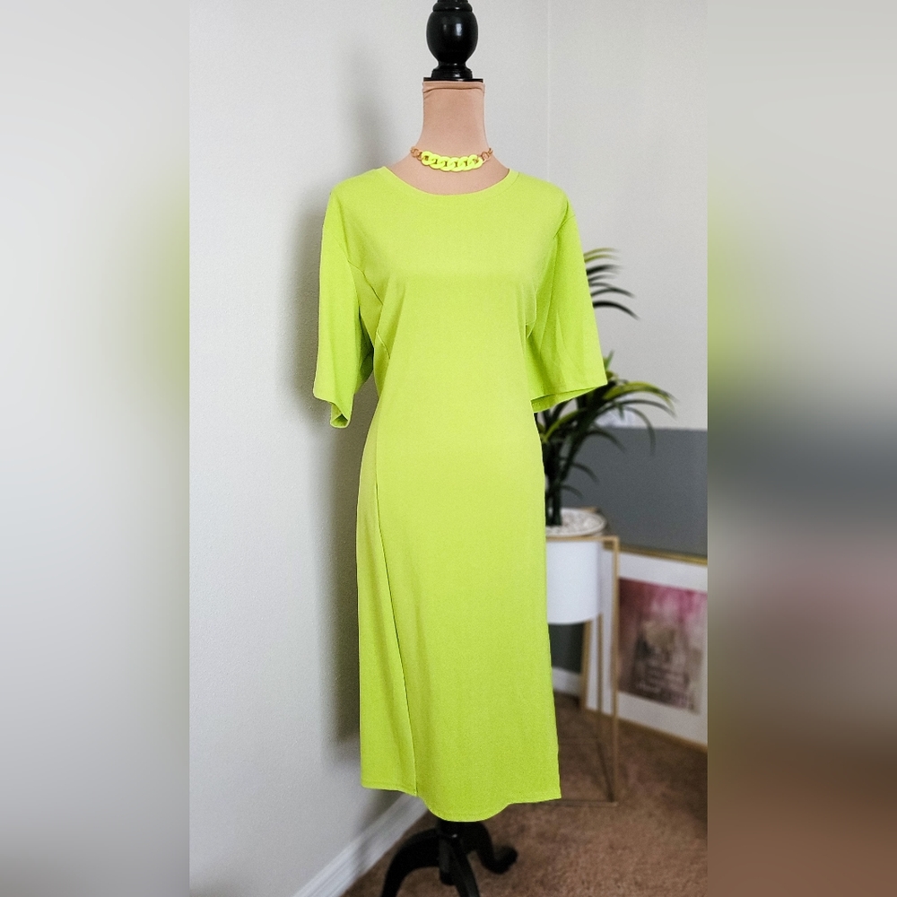 Neon Longline Split Tunic - Picture 2 of 4
